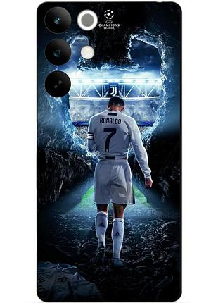 Силіконовий чохол бампер для realme c85 з малюнком ronaldo роналдо
