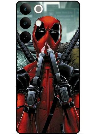 Силіконовий бампер чохол для realme c85 з малюнком дедпул deadpool