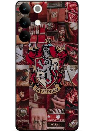 Чохол силіконовий бампер для realme c85 з малюнком ґрифіндор gryffindor гаррі поттер harry potter