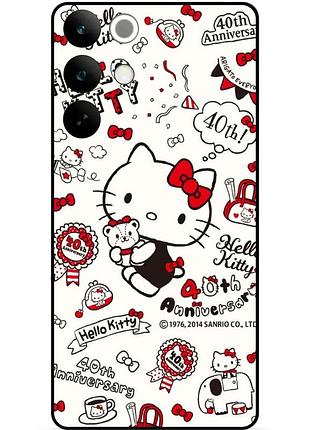 Силіконовий чохол бампер для realme c85 з картинкою hello kitty хелло китти