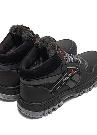 Зимние ботинки reebok черные 3