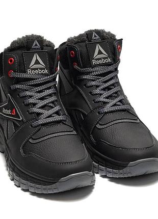Зимние ботинки reebok черные 4