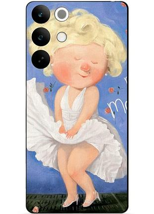 Силіконовий чохол бампер для realme c85 з малюнком мерілін монро гапчинська marilyn monroe