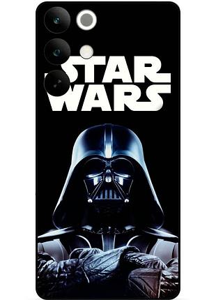 Силіконовий бампер чохол для realme c85 з малюнком star wars зоряні війни дарт вейдер