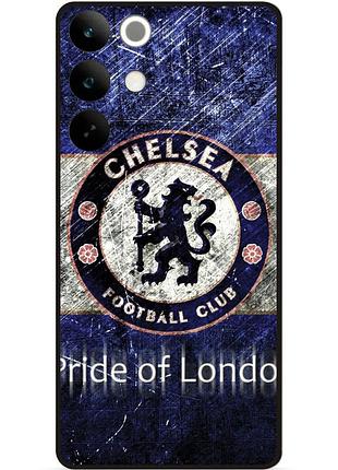 Силіконовий чохол бампер для realme c85 з малюнком челси chelsea