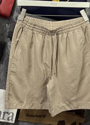 Шорти чоловічі tommy hilfiger linen bermuda бежевий s