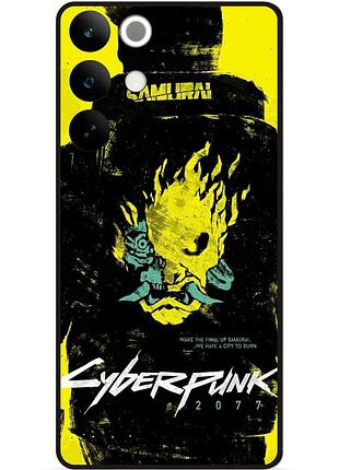 Чохол силіконовий бампер для realme c85 pro з картинкою cyberpunk