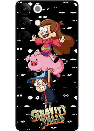 Силіконовий чохол бампер для realme c85 з малюнком гравіті фолз gravity falls