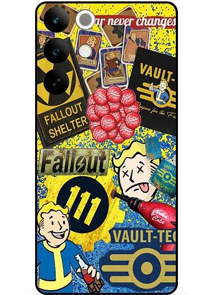 Силіконовий чохол для realme c85 з малюнком fallout фоллаут