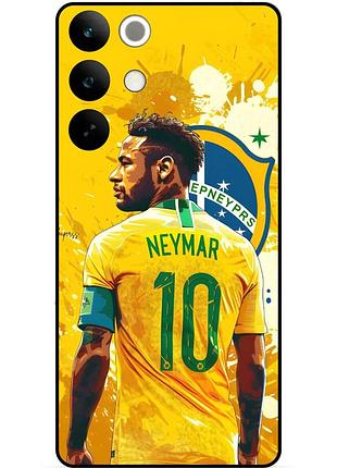 Силіконовий чохол бампер для realme c85 з картинкою неймар neymar