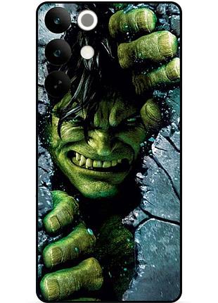 Силіконовий чохол бампер для realme c85 з малюнком халк marvel hulk