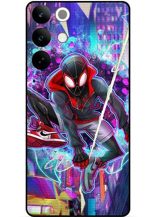 Силіконовий чохол бампер для realme c85 з картинкою spider man людина-павук