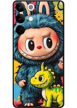 Чехол силиконовый бампер для realme c85 pro с картинкой лабубу labubu