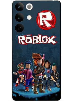 Силіконовий чохол бампер для realme c85 pro з малюнком roblox роблокс