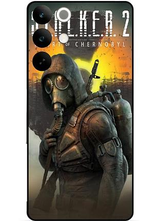 Силіконовий бампер чохол для realme c85 pro з малюнком stalker сталкер