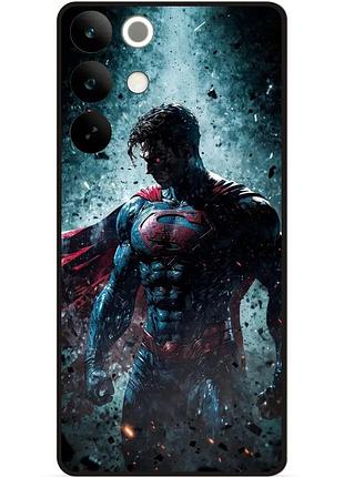 Силіконовий бампер чохол для realme c85 pro з малюнком супермен superman