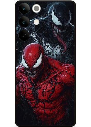Силіконовий чохол бампер для realme c85 pro з малюнком venom карнаж веном