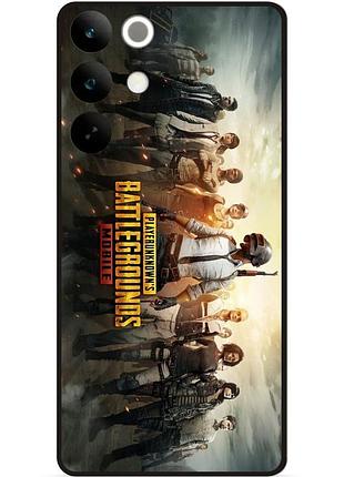 Силіконовий чохол бампер для realme c85 pro з малюнком пабг pubg