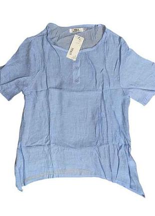Футболка женская арт.p1367-206a р.xl голубой тм morgan
