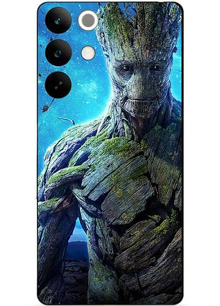 Силіконовий чохол бампер для realme c85 pro з малюнком грут groot стражі галактики