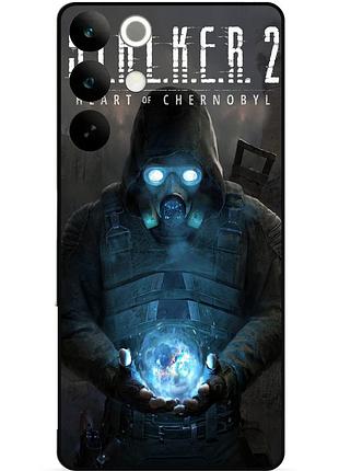 Силіконовий бампер чохол для realme c85 pro з малюнком stalker сталкер
