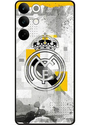 Силіконовий чохол бампер для realme c85 pro з малюнком real madrid реал мадрид