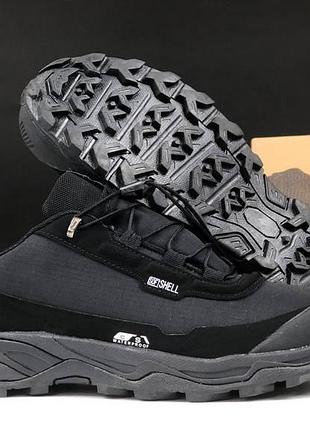 Термо кроссовки goge-tex waterproof salomon серые