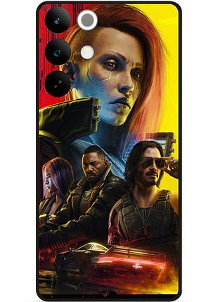Чохол силіконовий бампер для realme c85 pro з малюнком cyberpunk