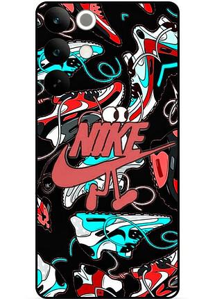 Чохол силіконовий бампер для realme c85 pro з малюнком найк nike