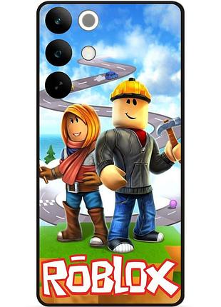 Силіконовий чохол бампер для realme c85 pro з картинкою roblox роблокс