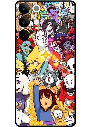 Силіконовий чохол бампер для realme c85 pro з малюнком undertale андертейл