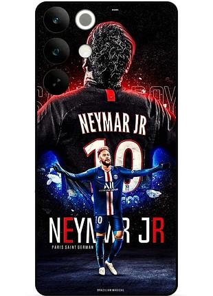 Силіконовий чохол бампер для realme c85 pro з малюнком неймар neymar