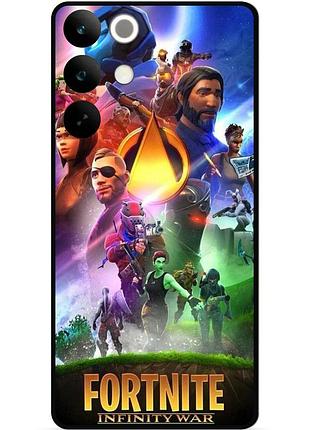 Силіконовий чохол бампер для realme c85 pro з малюнком fortnite фортнайт