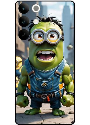 Силіконовий чохол бампер для realme c85 pro з малюнком міньйон халк minion