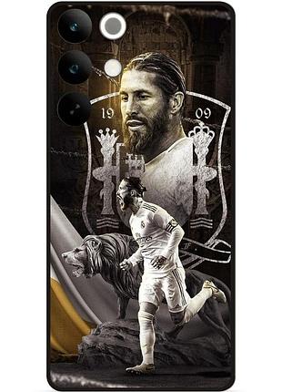 Силіконовий чохол бампер для realme c85 pro з малюнком sergio ramos серхио рамос real