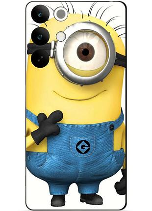 Силіконовий чохол бампер для realme c85 pro з малюнком міньйон кевін minion