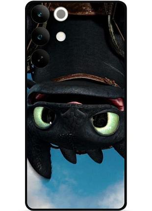 Силіконовий чохол бампер для realme c85 pro з малюнком как приручить дракона