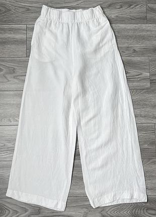 Штани брюки льон h&m