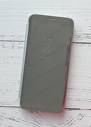 Чехол-книжка для samsung galaxy a40 (a405) пластиковый, серый