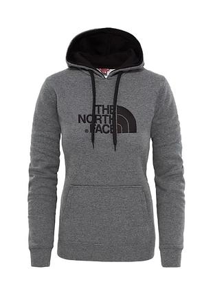 Жіноче сіре худі the north face drew peak pullover hoodie оригінал розмір l кофта з капюшоном tnf