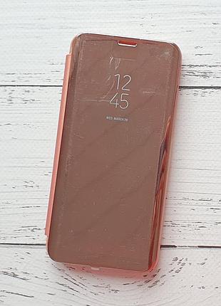 Чехол-книжка для samsung galaxy a40 (a405) пластиковый, розовый