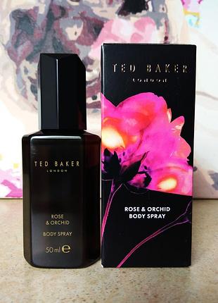 Ted baker rose & orchid спрей для тіла 50 мл.