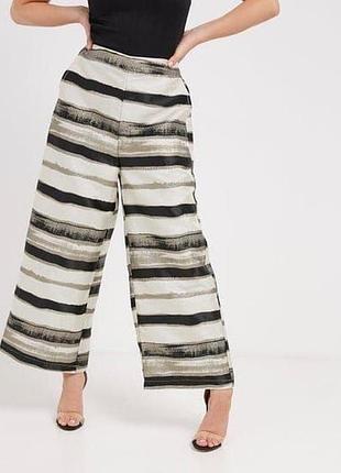 Хлопковые брюки абстракция asos