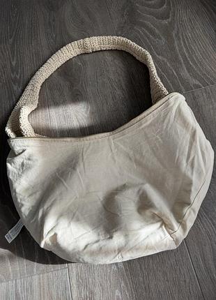 Сумка arket rounded straw bag 10
