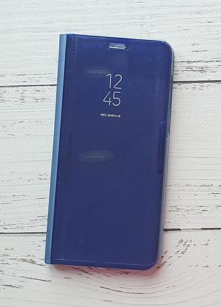 Чохол-книжа для huawei mate 10 lite (rne-l21) пластиковий, синій