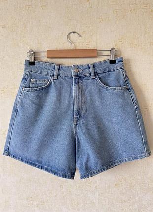 Джинсові шорти mom мом pull&bear