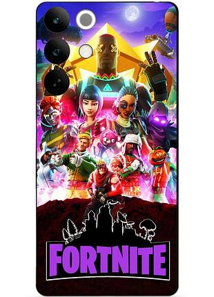 Силіконовий чохол бампер для realme c85 pro з малюнком fortnite фортнайт
