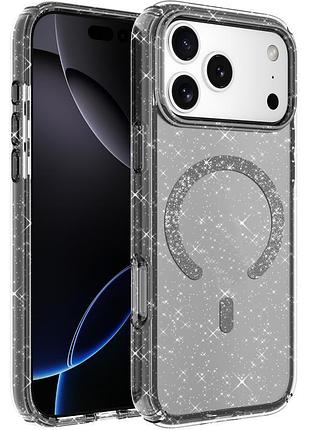 Чохол tpu eclipse sparkle (magfit) для apple iphone 17 pro стильний захисний кейс з мерехтливим ефектом sparkle та підтримкою
