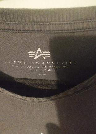 Лонгслив от alpha industries 4