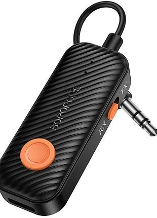 Bluetooth аудіо ресивер/трансмітер borofone bc62 walker (aux 3.5mm) black star
